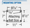 92TM08501R Albion 92 Series Caster