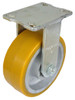 P27R-UY080K-16 Heavy Duty Rigid Caster with Polyurethane Tread Wheel-1