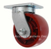 10DCD57S 10" Heavy Duty Kingpinless Caster with Crowned Ductile Steel Wheel, 6000 lb. capacity