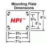 6.5 x 7.5 Plate Dimensions