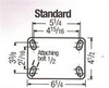 38PF08228R01 8x2 Rigid Caster Poly on Cast Iron Core