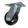 4PRCS 4" swivel caster with 4" x 2" moldon rubber wheel
