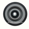 Black thermoplastic rubber tread wheel, 5" x 2"