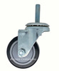 3PPM12 3" polyurethane wheel swivel caster with M12-1.75 x 1-3/4" stem