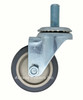 3TPM16 3" TPR wheel swivel caster with M16-2 x 1-1/2" stem