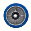 5BLPALRB 5" x 2" thick tread blue polyurethane on aluminum wheel