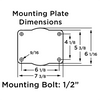 R-EHD-83SWC95 Hamilton Extra Heavy Duty Rigid Caster