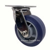 D4.06109.HF1SS 6" Stainless Steel Swivel Caster, HYDROTECH wheel, Acetal bearings