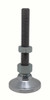 LV5013-AL-SS Aluminum foot with stainless steel stud leveler, 1/2-13 x 3