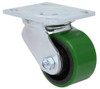 3AEMIS Medium duty swivel caster with 3-1/4" x 2" polyurethane on cast iron wheel