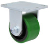 3AEMIR Medium duty rigid caster with 3-1/4" x 2" polyurethane on cast iron wheel