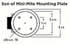 S-SOMM2-313FS Hamilton Son of Mini-Mite Low Profile Dual Wheel Swivel Caster with 3-1/8" x 3" Steel Roller