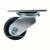 Low-height swivel caster with 3.25" x 2" glass-filled nylon wheel