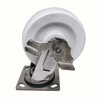 6" 316 stainless steel swivel caster with brake