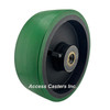 EX12NG71  12" x 4" Heavy Duty Hard Polyurethane Tread Wheel, 3/4" Tapered Bearing
