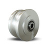 W-420-150-SSUB-1/2 Hamilton 4" x 2" stainless steel U-groove wheel, 1-1/2" track
