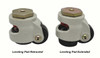 2P80S-SET Four Piece Set of 2" Leveling Caster with Nylon Wheel