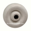 3DPOW 3" x 1-1/4" White Polyolefin Wheel with 1/2" Plain Bore