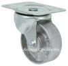 4DUSS 4 Inch Single Ball Race Swivel Caster with Semi-Steel Wheel