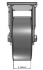 610FS10709R Albion Heavy-Duty Rigid Caster