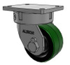 610PY06509S Albion 6" Kingpinless Swivel  Caster, Polyurethane on Cast Iron