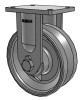 610VG10701R 10" heavy duty v-groove rigid caster 610VG10701R 10" heavy duty v-groove rigid caster