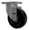 2.04456.544 Colson 4" stainless steel swivel caster with black polyolefin wheel
