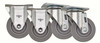 2.03256.445-MIX-SET 4 piece set of Colson 3.5" casters, 2 swivel & 2 rigid