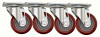 2.03256.95-SET 4 piece set of Colson 3.5" swivel casters