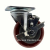 2.04256.95.BRK1 4 Inch Colson Caster with Brake, Polyurethane HI-TECH Wheel