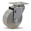S-STL-4SB Hamilton Stainless Steel Swivel Caster with 4" x 1 3/8" Stainless Steel Wheel with Stainless Steel Precision Ball Bearings