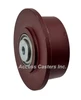 FC4J504P 4" Cast Iron  Flanged Wheel, 3000 pound capacity