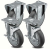 5" TPR light duty caster set