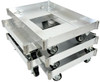 B&P Dough Dolly 18" x 26" x 3" Aluminum Sanitary Dolly