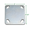 Medium duty weld plate dimensions