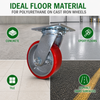 Ideal floor material for poly on cast iron wheels