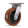 S-CHS-13LPSB Hamilton 10" Heavy Duty Stainless Steel Caster with Laminated Phenolic Wheel