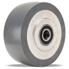 W-520-GB95-1/2 Hamilton Dura-Glide Polyurethane (95A) on Aluminum Wheel 4" Diameter x 2" Wide x 2-1/2" Hub Length with 1/2" ZPI™ Precision Ball Bearings