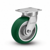110PM08228S Albion 6x2 Kingpinless Swivel Caster Ergonomic Polyurethane on Aluminum Wheel