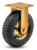 FG8W829401PB 8" Bellman Cart Rigid Caster in Brass Finish