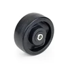 SSHS40P2HWBSB Colson 4 Inch Stainless Steel High Temperature Swivel Caster with Brake, Black Wheel