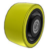 615PF06528R Albion 6" Dual Wheel Rigid Caster, Polyurethane Tread Wheel