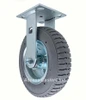 16SV08228R Albion 8" Rigid Caster Gray No Flat Pneumatic Wheel