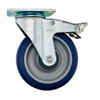 T2.05256.HF8 Colson 5" Integrated Total-Lock Caster with HydroTech Wheel