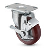 2.03256.95.BRK1 Colson 3.5 Inch Swivel Caster with Brake,  Polyurethane HI-TECH Wheel