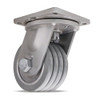 S-MD-84SWC95 Hamilton Swivel Caster, 8 x 4 UltraGlide Quad Wheel