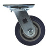 ES5X2TPEB 5 Inch Swivel Caster with Hydrotech Wheel with Precision Ball Bearings