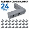 4 Inch Standard Grey Corner Bumper Guard Rubber