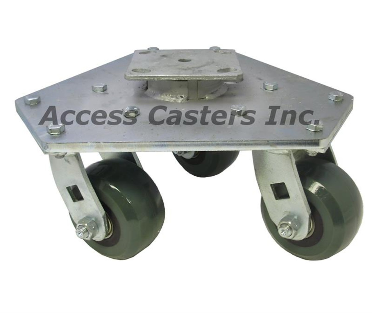 ZTC-42-ELA  Heavy Duty Triple Swivel Dolly with 2000 pound capacity