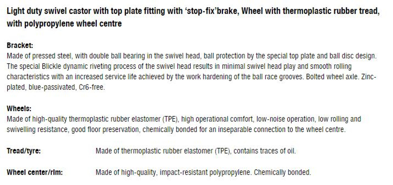 LKPA-TPA 80G-12-FI wheel and bracket information